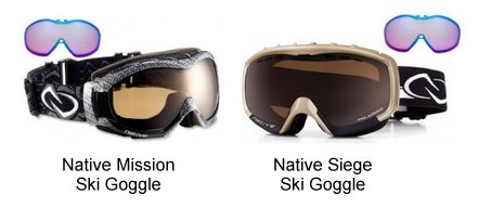 Prescription Native Ski Goggles