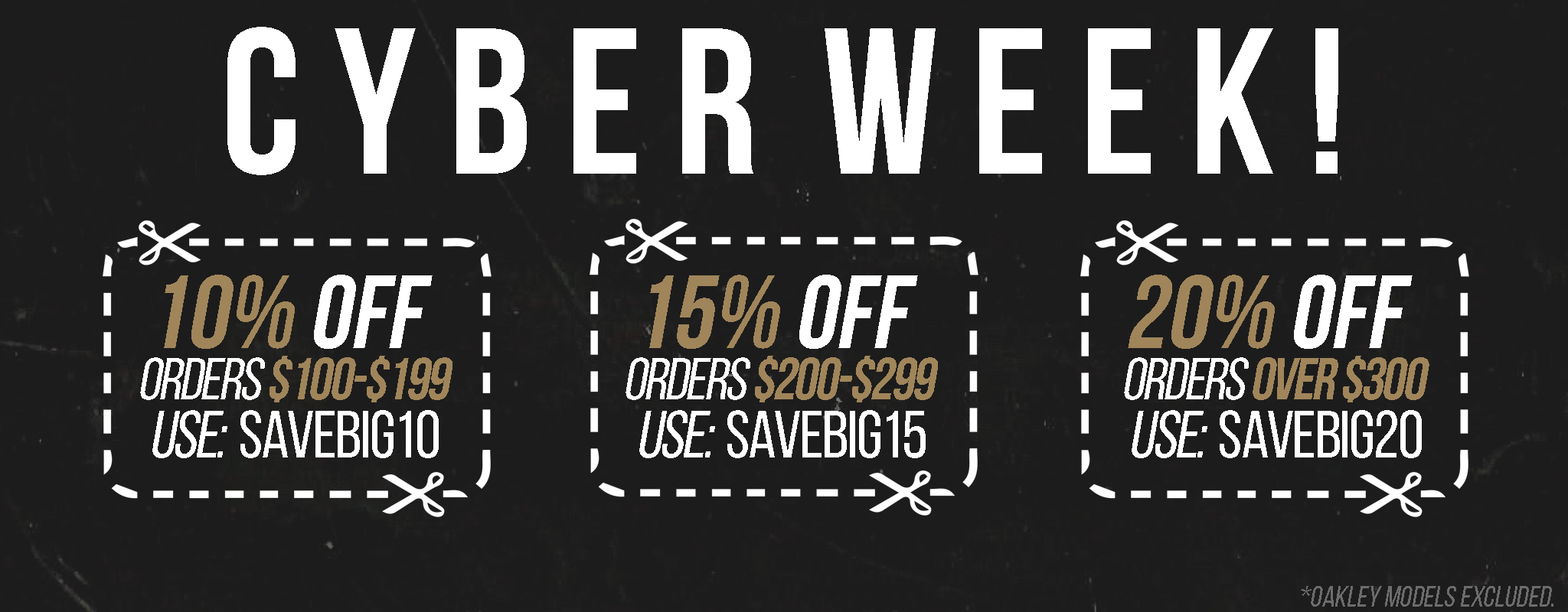 Cyber Week Sale