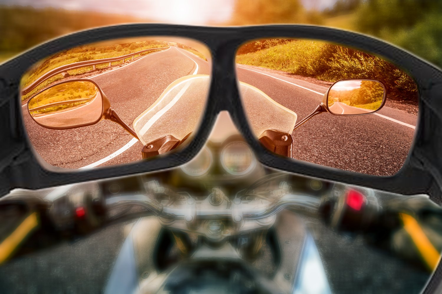 Prescription Motorcycle Glasses and Sunglasses Lenses