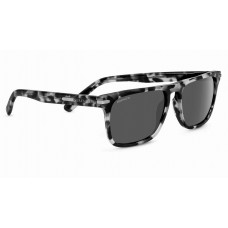 Serengeti Large Carlo Sunglasses  Black and White