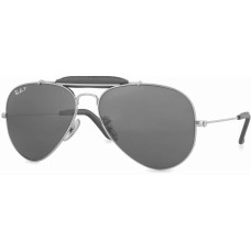 Ray Ban  RB3422 Craft Outdoorsman Sunglasses  Black and White